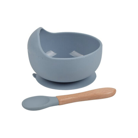 TableWare baby Set - Siliconen baby servies set - Vaatwasserbestendig - 6 delig - blauw