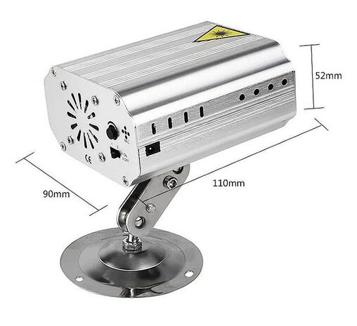 Laser licht - met afstandsbediening - Stage Lighting - Geluid geactiveerd