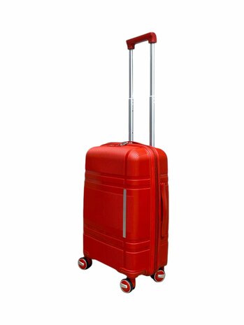 Kofferset  - Luxe - Set van 3 - Rood- 55/65/75 cm -&nbsp;100% Polypropyleen - 2025 Edition