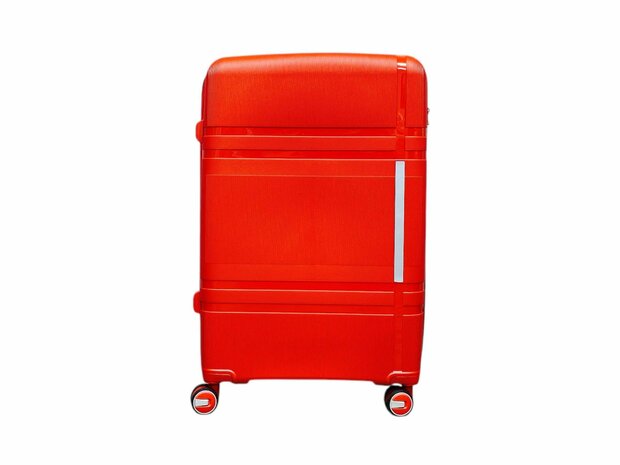 Grote XL koffer 75cm - tot 35kg - 4 wielen 360 graden spinner - Rood -&nbsp;100% Polypropyleen - 2025 Edition