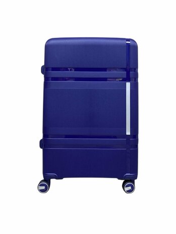 Grote XL koffer 75cm - tot 35kg - 4 wielen 360 graden spinner - donkerblauw -&nbsp;100% Polypropyleen - 2025 Edition