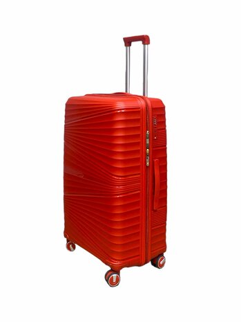 Groot koffer - Rood - 65cm - tot 28kg - 4 wielen 360 graden spinner