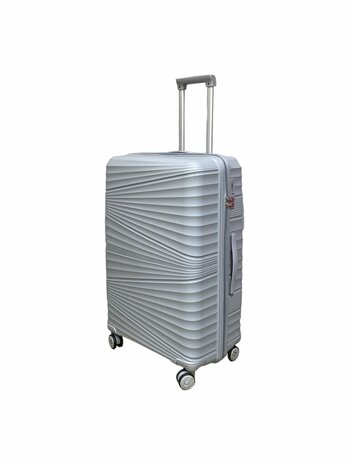 Groot XL koffer - Grijs - 75cm - tot 35kg - 4 wielen 360 graden spinner