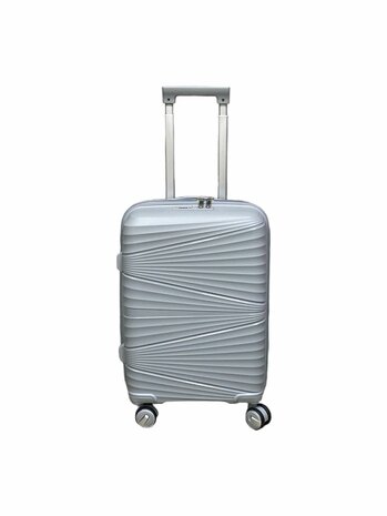 Handbagage koffer 55CM Grijs - 4 wielen 360 graden spinner