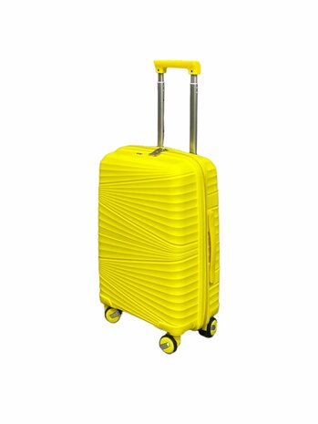 Handbagage koffer 55CM Geel - 4 wielen 360 graden spinner