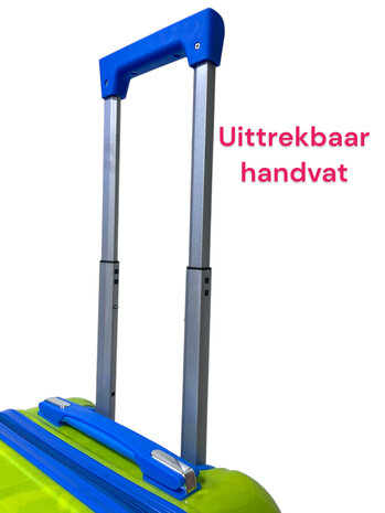 KinderKoffer - Voetbal Print - Handbagage - 37L - cijferslot