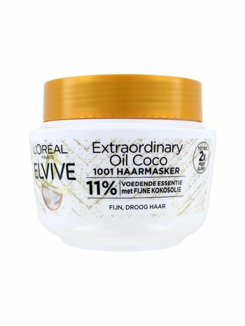 L&#039;Or&eacute;al Paris Elvive Haarmasker Extraordinary Oil Fijne Kokosolie 300ml