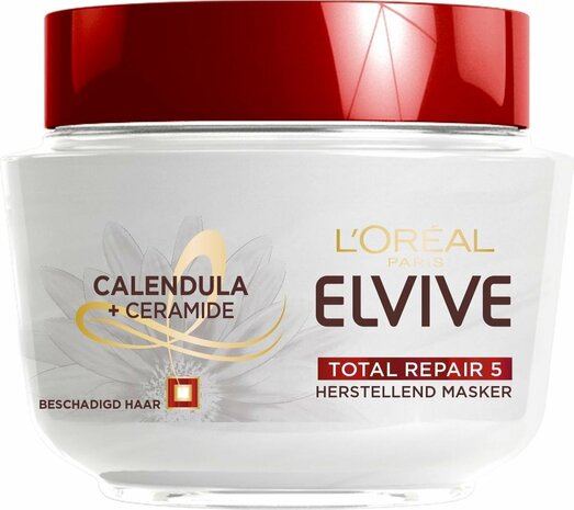 L&#039;Or&eacute;al Paris Elvive Total Repair 5 Haarmasker - zeer beschadigd haar - 300 ml