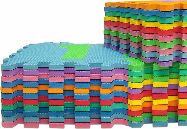 Puzzelmat kinderen -foam Letter -  9 tegels - 30x30x1cm 