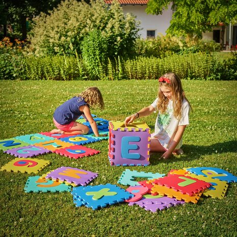 Puzzelmat kinderen -foam Letter -  9 tegels - 30x30x1cm 