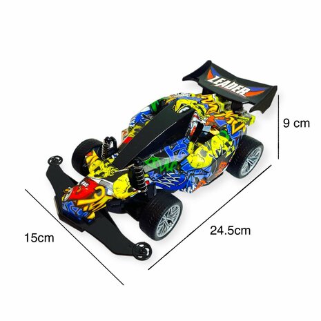 Radio Grafisch Bestuurbare Auto Buggy RC Auto Buggy rasta - 1:16