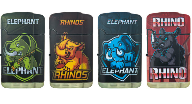 Turbo jet flame aanstekers - 20 stuks - Elephant - wind aansteker