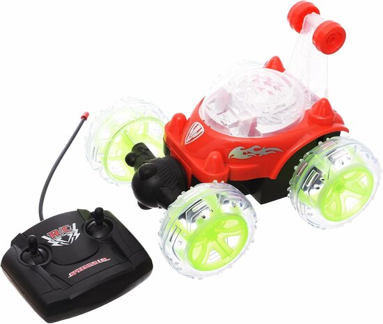 Rc Stunt car - Acrobatische afstand bestuurbaar auto met 360&ordm; draaiende wielen R