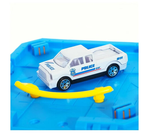 Police Garage DIY Set - XXL politiebureau garage - 82-delig set 86.5CM