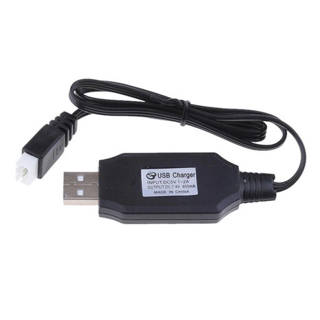 USB lader 7.4V - 800mAh - rc voertuigen - drones oplader