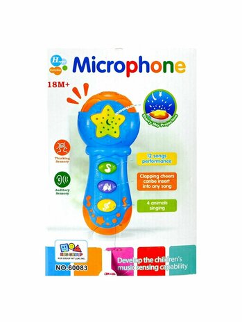 Baby Microfoon &ndash; 18M+ Met Dierengeluiden, Instrumenten