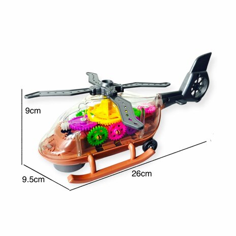 Toy Gear Helicopter - with light, sound 26cm R