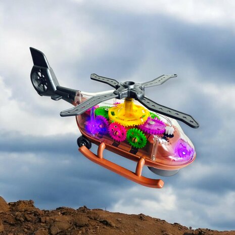 Toy Gear Helicopter - with light, sound 26cm R