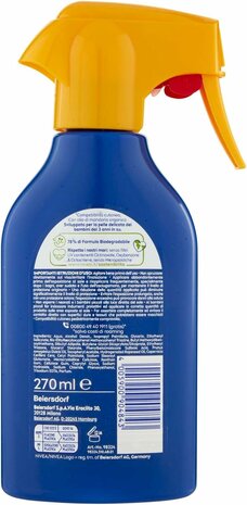 Nivea Sun SPF 30 zonwering voor kinderen waterdicht (270 ml)