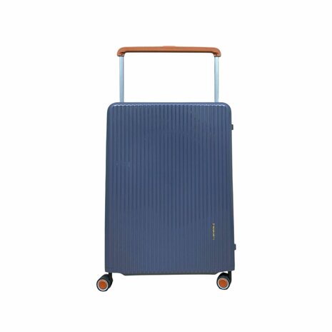 Bubule Hardcase kofferset staalblauw - 3 stuks - TSA Slot - brede handgreep