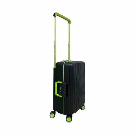 Bubule Hardcase kofferset zwart - 3 stuks - TSA Slot - brede handgreep