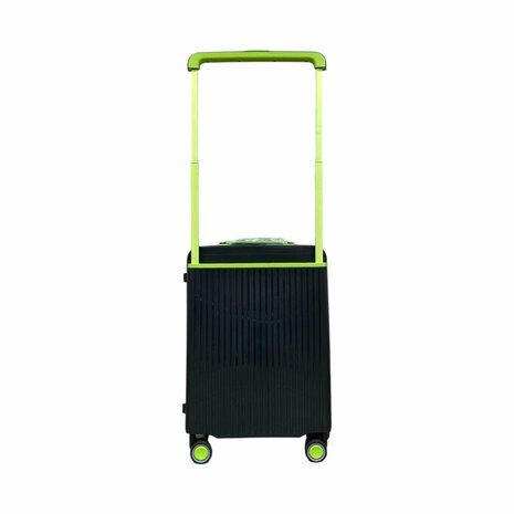 Bubule Hardcase kofferset zwart - 3 stuks - TSA Slot - brede handgreep