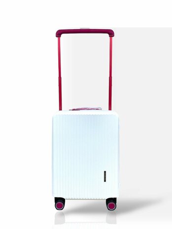 Kofferset wit Hardcase  - 3 stuks - TSA Slot - brede handgreep Bubule 