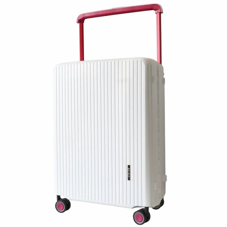 Kofferset wit Hardcase  - 3 stuks - TSA Slot - brede handgreep Bubule 
