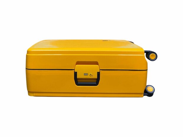 Kofferset Oranje Hardcase  - 3 stuks - TSA Slot - brede handgreep Bubule 