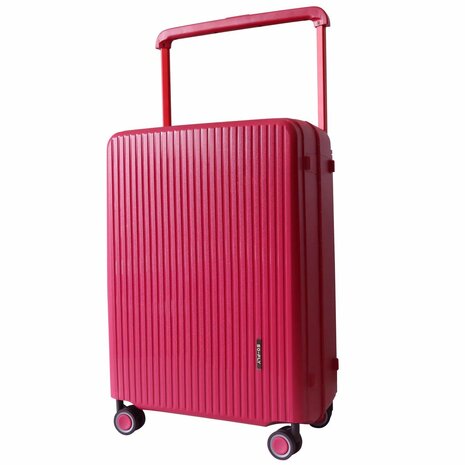 Kofferset Donker roze Hardcase  - 3 stuks - TSA Slot - brede handgreep Bubule 