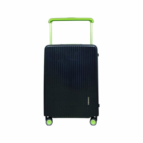 Hardcase koffer zwart Groot - L 66 cm - TSA Slot - brede handgreep Bubule 