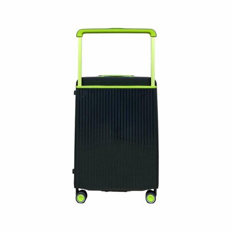 Hardcase koffer zwart Groot - L 66 cm - TSA Slot - brede handgreep Bubule 