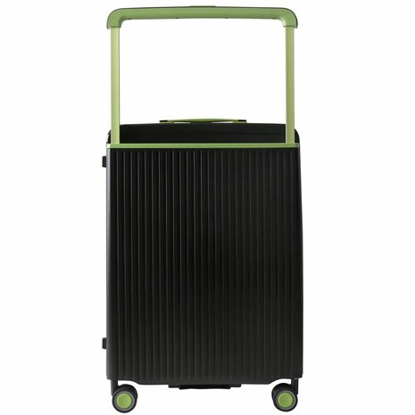 Hardcase koffer zwart Groot - L 66 cm - TSA Slot - brede handgreep Bubule 