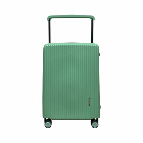 Hardcase koffer pista groen Groot - L 66 cm - TSA Slot - brede handgreep Bubule 