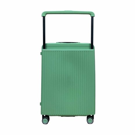 Hardcase koffer pista groen Groot - L 66 cm - TSA Slot - brede handgreep Bubule 