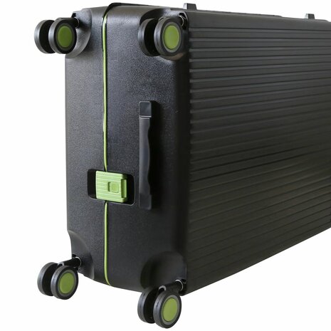 Hardcase koffer Handbagage  pista groen - 56 cm - TSA Slot - brede handgreep Bubule 