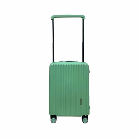Hardcase koffer Handbagage  pista groen - 56 cm - TSA Slot - brede handgreep Bubule 