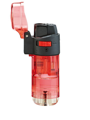 Jet Flame transparant aanstekers - 5 stuks Turbo wind aansteker- navulbaar