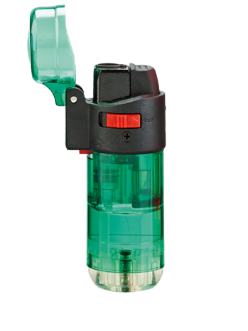 Jet Flame transparant aanstekers - 5 stuks Turbo wind aansteker- navulbaar