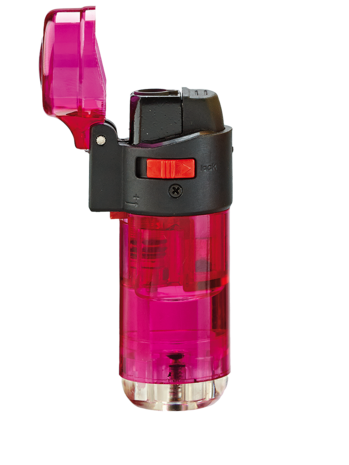 Jet Flame transparant aanstekers - 5 stuks Turbo wind aansteker- navulbaar