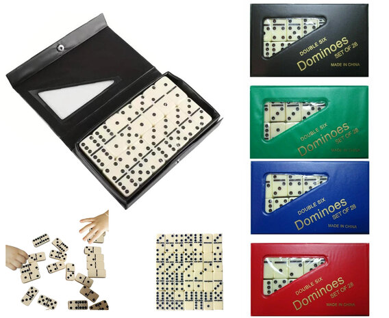 Domino spel - 28 stuks dominostenen - dubbel 6 - Double Six Dominoes