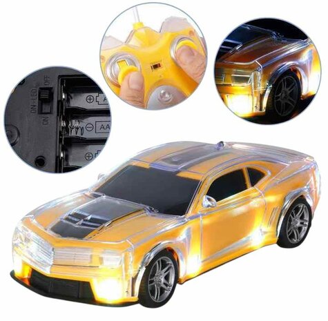 RC Speed Car - Radiografisch bestuurbare auto - LED LIGHT - 1:18