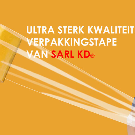 Premium Verpakkingstape Doorzichtig Ultra Sterk 48mm x 100m - Plakband - dozentape