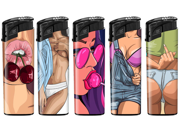 Bang Bang - Sexy Lady Lighters 50 pcs - TOM&reg; Soft Flame
