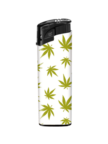 Aanstekers met Ganja Weed Print - 50 stuks - cannabis design lighters TOM&reg;