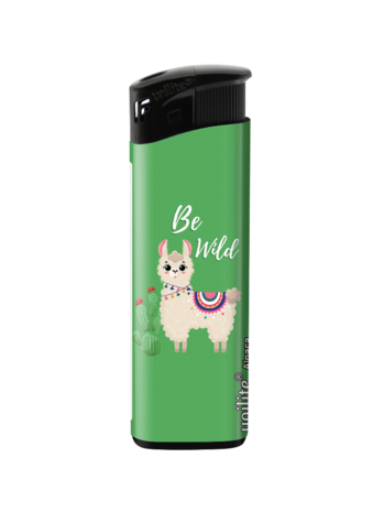 Unilite&reg; Alpaca Print Lighters &ndash; Cute &amp; Functional Fix Flame Lighters (50 Pack)