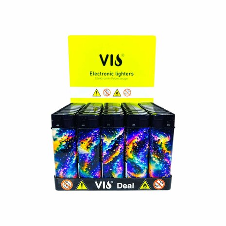 Klik aansteker tray 50 stuks navulbaarAansteker &ndash; 50 stuks Navulbare &amp; Verstelbare aanstekers universum