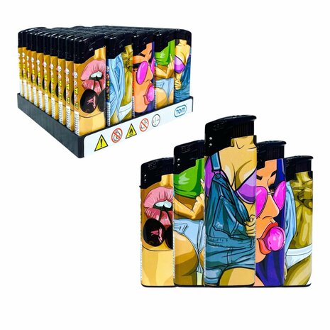 Bang Bang - Sexy Lady Lighters 50 pcs - TOM&reg; Soft Flame