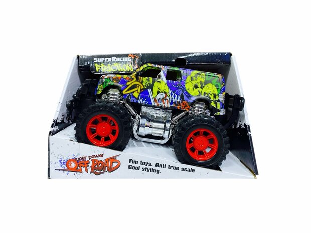 Auto superkracht offroad - Auto Speelgoed Anti true scale coole styling ( zonder batterij spel )