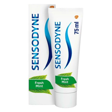 Sensodyne Fresh Mint Tandpasta 2x75ml - voor gevoelige tanden